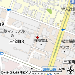 大川電商株式会社　商品センター周辺の地図