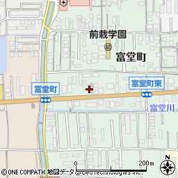 奈良県天理市富堂町214-3周辺の地図