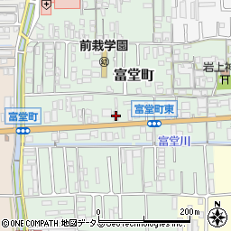 奈良県天理市富堂町208周辺の地図