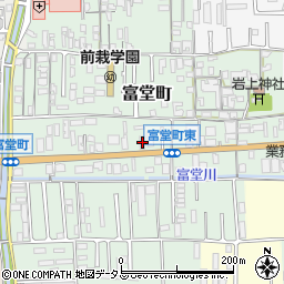 奈良県天理市富堂町205周辺の地図