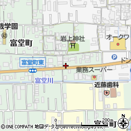 奈良県天理市富堂町189周辺の地図