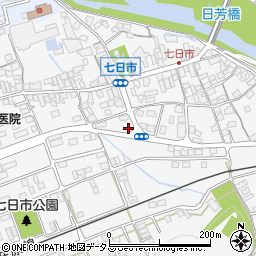 岡山県井原市七日市町789周辺の地図