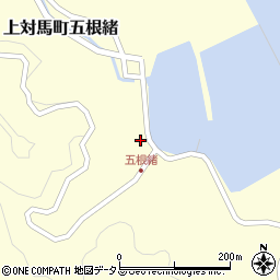 長崎県対馬市上対馬町五根緒342周辺の地図