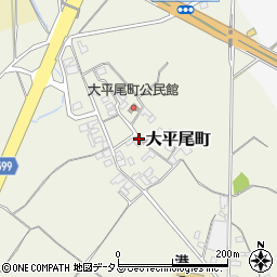 三重県松阪市大平尾町周辺の地図