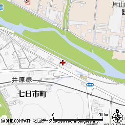 岡山県井原市七日市町690周辺の地図