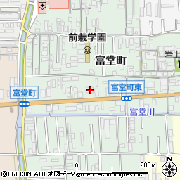 奈良県天理市富堂町209周辺の地図