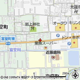 奈良県天理市富堂町180周辺の地図
