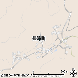 奈良県天理市長滝町周辺の地図