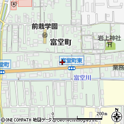 奈良県天理市富堂町204周辺の地図