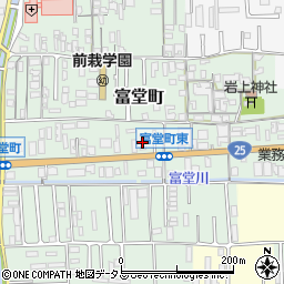 奈良県天理市富堂町204-1周辺の地図