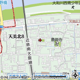 城蓮寺公民館周辺の地図