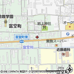 奈良県天理市富堂町193周辺の地図