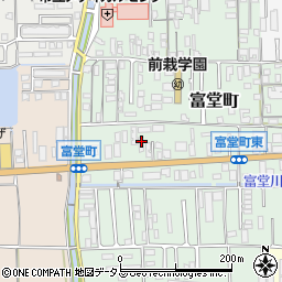 奈良県天理市富堂町213-2周辺の地図