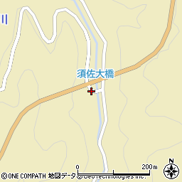 須佐大橋周辺の地図