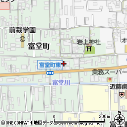 奈良県天理市富堂町197周辺の地図