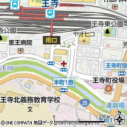 グランスイート王寺駅前周辺の地図