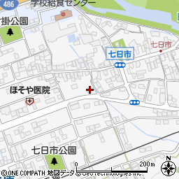 岡山県井原市七日市町843周辺の地図
