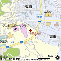 倉敷市市営美観地区東駐車場周辺の地図