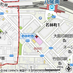 〒581-0038 大阪府八尾市若林町の地図