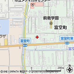 奈良県天理市富堂町217周辺の地図