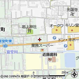 奈良県天理市富堂町178周辺の地図