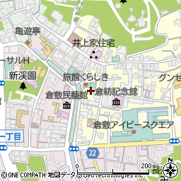 岡山県倉敷市本町4周辺の地図