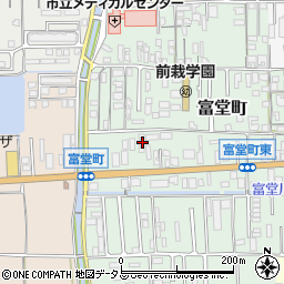 奈良県天理市富堂町215周辺の地図
