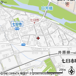 岡山県井原市七日市町779周辺の地図