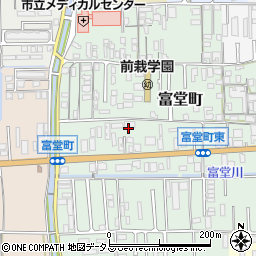 奈良県天理市富堂町213周辺の地図