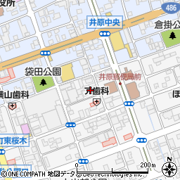岡山県井原市上出部町444周辺の地図