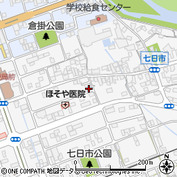 岡山県井原市七日市町72周辺の地図