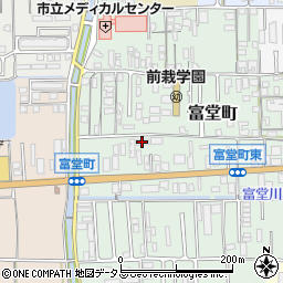 奈良県天理市富堂町213-3周辺の地図