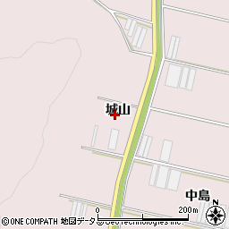 愛知県田原市堀切町城山周辺の地図