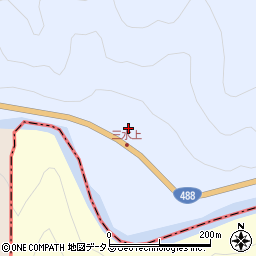 島根県益田市猪木谷町（川平）周辺の地図