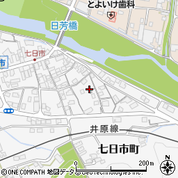 岡山県井原市七日市町757-2周辺の地図