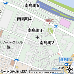 大阪府堺市堺区南島町3丁135周辺の地図