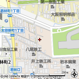 大阪府八尾市太田新町1丁目周辺の地図