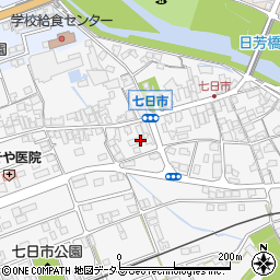 岡山県井原市七日市町612周辺の地図