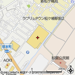 コーナンＰＲＯ松阪塚本店周辺の地図