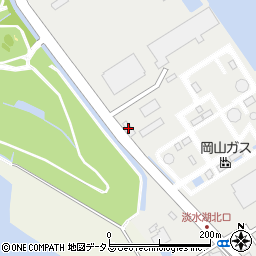 岡山ガスエネルギー築港エコ・ステーション周辺の地図