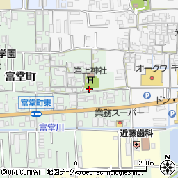 奈良県天理市富堂町259周辺の地図