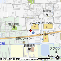田井庄・オークワ前周辺の地図