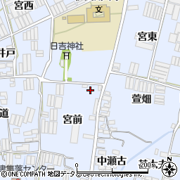 愛知県田原市小塩津町宮前49周辺の地図