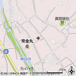 広島県福山市新市町常周辺の地図