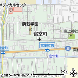 奈良県天理市富堂町245周辺の地図