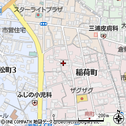 岡山県倉敷市稲荷町3周辺の地図