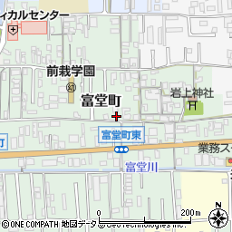 奈良県天理市富堂町247-2周辺の地図