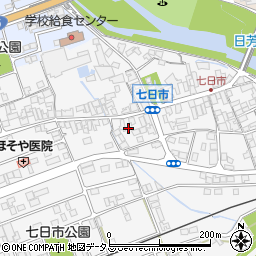 岡山県井原市七日市町608周辺の地図