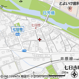 岡山県井原市七日市町638周辺の地図