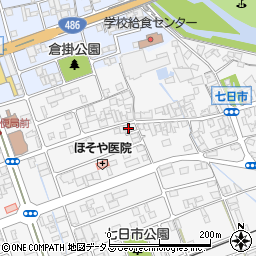 岡山県井原市七日市町67周辺の地図